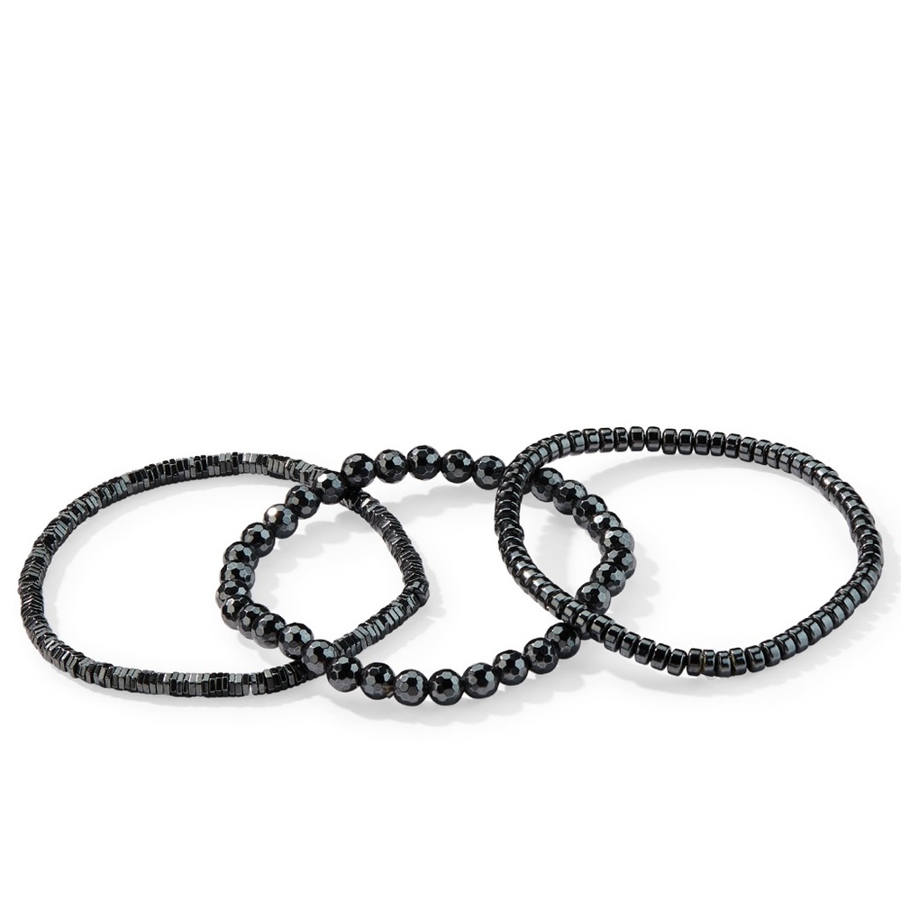 NWT-Tatum graphite bracelet set of 3 - Picture 3 of 4
